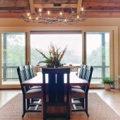 mountain home dining room