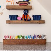 playroom craft station design